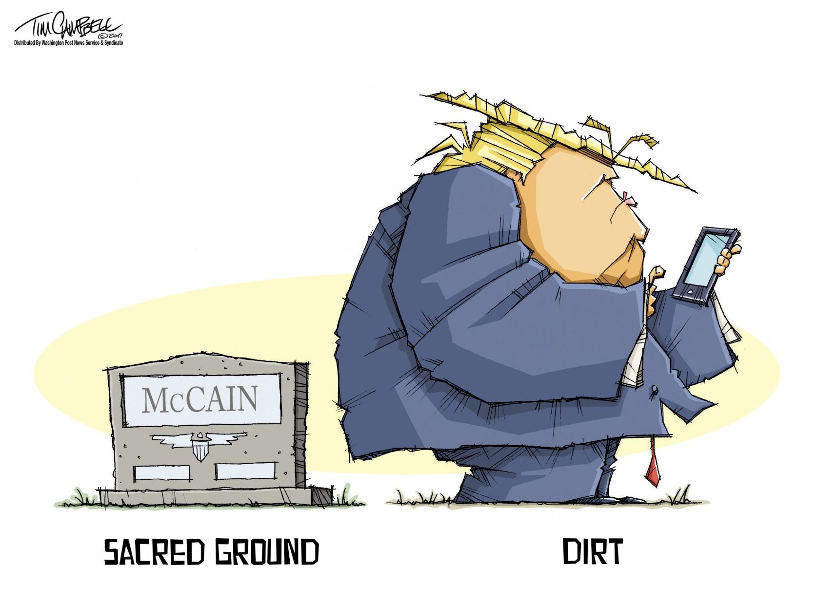Tim Campbell editorial cartoon